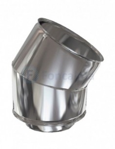 Codo Inox D-P 304 30º - Ø 150/200mm - Practic