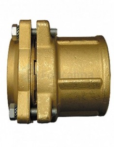 Enlace Pe Latón Embridada Rosca Hembra - 75mm x 2"1/2 - Tradesa