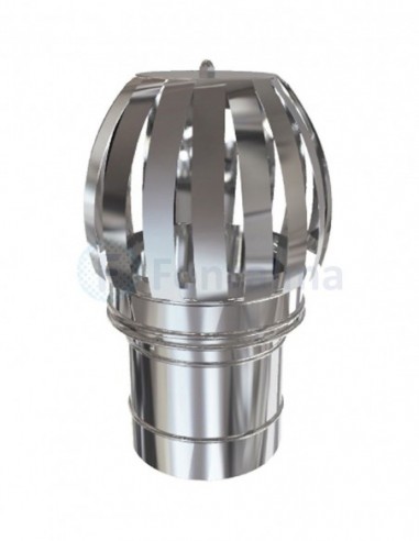 Sombrerete Giratorio Inox D-P 304 - Ø 175/250mm - Practic