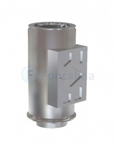 Tramo Ventana Inox D-P 304 - Ø 125/175mm - Practic