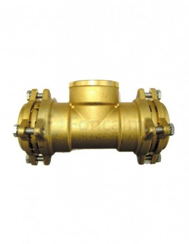 Te Pe Latón Embridada Rosca Hembra - 75mm x 2" - Tradesa