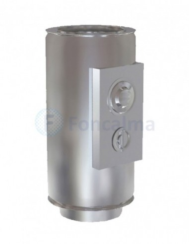 Tubo Control Humos Inox D-P 304 - Ø 300/350mm - Practic