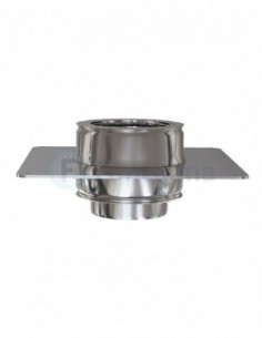 Soporte Salida Inox D-P 304 - Ø 130/175mm - Practic