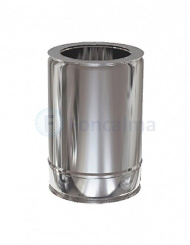 Tubo Inox D-P 316L-304 Extensible 30 a 50 cm - Ø 130/175mm - Practic