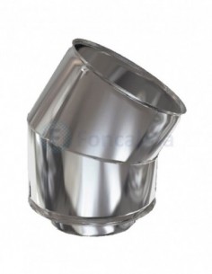 Codo Inox D-P 316L-304 30º - Ø 130/175mm - Practic