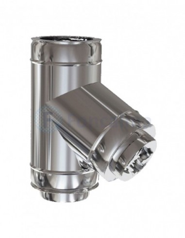 Te Inox D-P 316L-304 60º - Ø 180/250mm - Practic