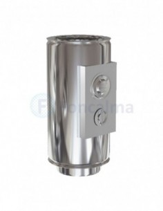 Tubo Control Humos Inox D-P 316L-304 - Ø 150/200mm - Practic