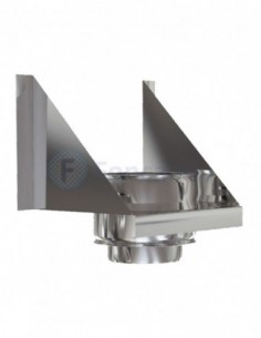 Soporte Mural Inox D-P 316L-304 - Ø 250/300mm - Practic