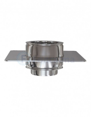 Soporte Salida Inox D-P 316L-304 - Ø 130/175mm - Practic