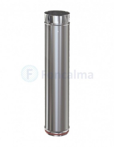 Tubo Extensible Inox 78 - 118 cm S-P 316L - Ø 80mm - Practic
