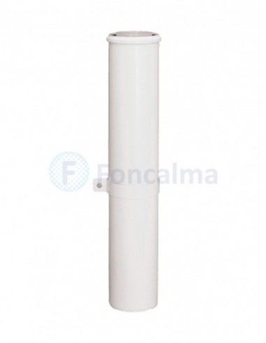Coaxial Polipropileno Tramo Extensible 28 a 50 cm - Ø 60/100mm - Practic