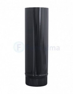 Vitrificada Negra Tubo 25 cm - Ø 150mm - Practic