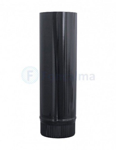 Vitrificada Negra Tubo 25 cm - Ø 200mm - Practic