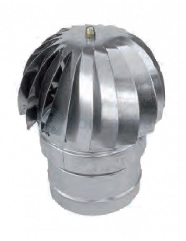 Deflector Galvanizado Rotativo - Ø 200mm - Hydrafix