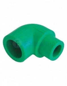 Codo 90º M-H PPR - 25mm - EGB