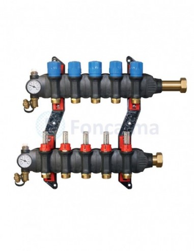 Colector Eurotherm Plástico Premontado - 5 Vías - Tradesa
