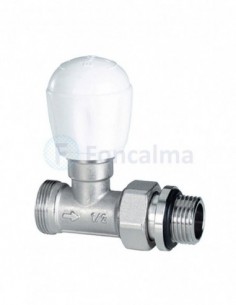 Válvula Termostatizable Recta - 3/8" - Emmeti Ibérica