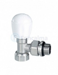 Válvula Termostatizable Escuadra para Hierro - 1/2" - Emmeti Ibérica