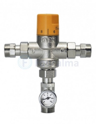 Genebre Mezclador Termostático 3 Vías 3/4" - Genebre