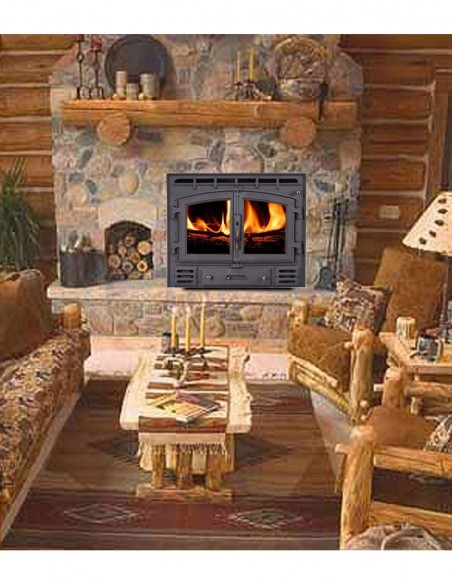 Insertable Leña Metlor R5A C/Turbina 73,5 cm 9,6 kW