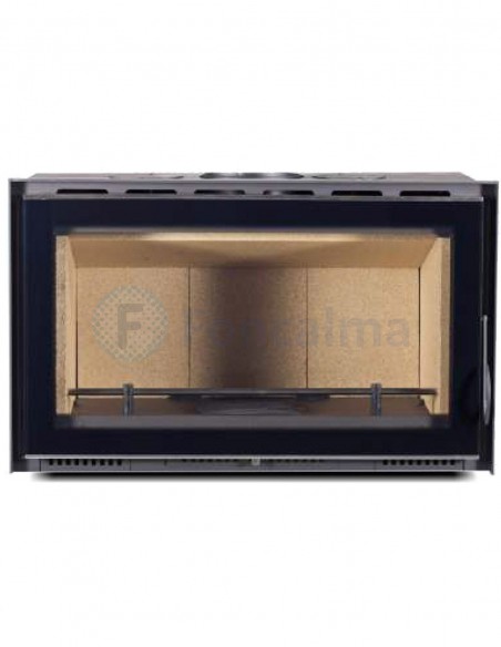 Insertable Leña Metlor Vitrus 90 C/Turbina 91 cm 12,6 kW