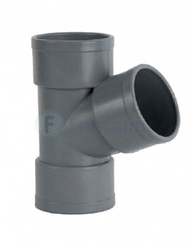 Te PVC HH 67º - 50mm - Ibide