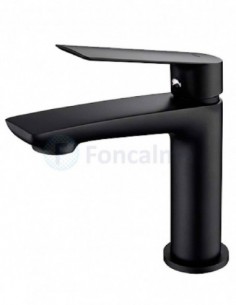 Luxor Monomando Lavabo Negro Mate - IMEX griferia