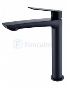 Luxor Monomando Lavabo Alto Negro Mate - IMEX griferia