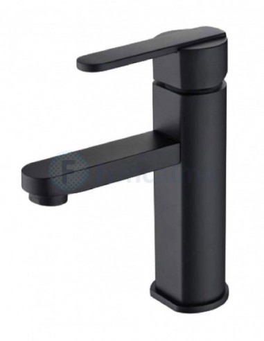 Roma Monomando Lavabo Negro Mate - IMEX griferia