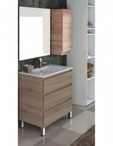 Marsella Conjunto Mueble Baño Estepa - 80 x 80 x 46cm