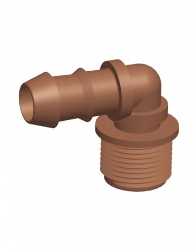 Gotero Codo Rosca Ø 16mm x 1/2" - Riego Turf