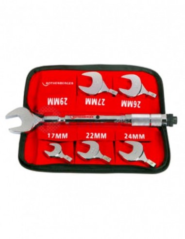 Juego de Llave Dinamométricas Ajustables 17-22-24-26-27-29 mm Rothenberger - Rothenberger