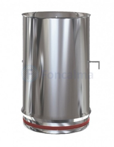 Inox Tramo Regulador de Tiro S-P 316l - Ø 250 - Practic