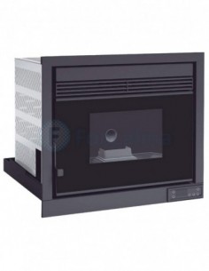 FM IP-170 K Insertable Pellet Aire Cristal Serigrafiado 11,5 kW - FM Calefacción