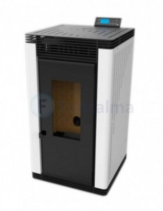 FM BP-200 K Blanco Estufa Pellet Aire Cristal Serigrafiado 12 kW - FM Calefacción