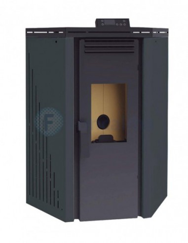 FM BP-101 R Negro Estufa Pellet Rincón 9,5 kW - FM Calefacción