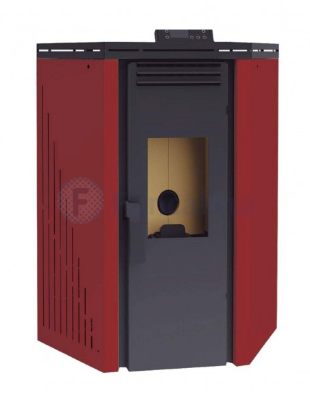 FM BP-101 R Burdeos Estufa Pellet Rincón 9,5 kW - FM Calefacción