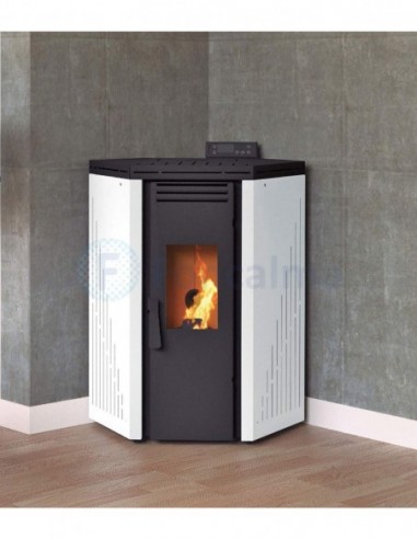 FM BP-101 R Burdeos Estufa Pellet Rincón 9,5 kW - FM Calefacción