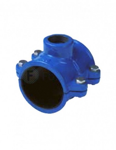 Collarín Fundición para PVC / Pe 110 - 1 1/4" - Atusa