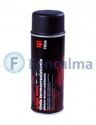 Pintura Spray Trilac S900 Negra 400 ml - Tria