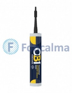 Ob1 Negro 290 ml Silicona Adhesivo Multisuperficie Único