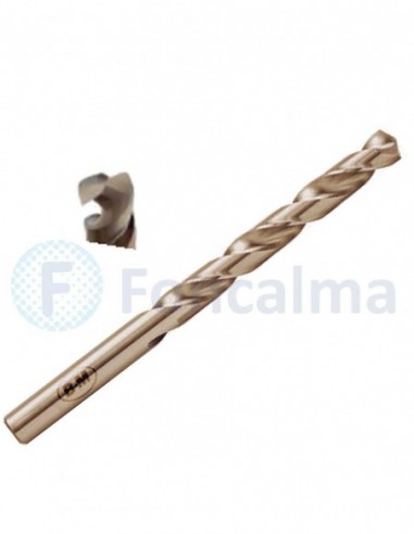 BC5 Ø 4.00 75 x 43 Broca Metálica Dorada Expósito HSS-Co - Blue Master