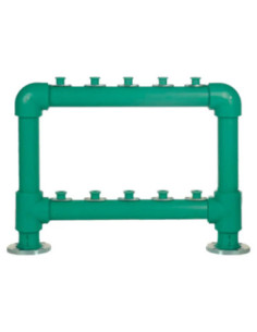 PPR y Accesorios - Batería PPR 2 Filas 24 Contadores 2 1/2" Doble Alim