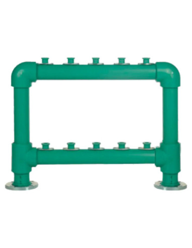 PPR y Accesorios - Batería PPR 2 Filas 26 Contadores 2 1/2" Doble Alim