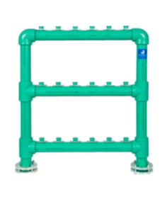 PPR y Accesorios - Batería PPR 3 Filas 18 Contadores 2 1/2" Doble Alim