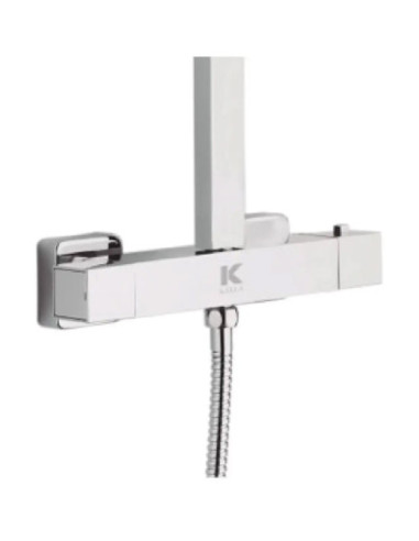  Griferías - Skara Columna Monomando Telescópica Roci 25 cm Inox - CIS