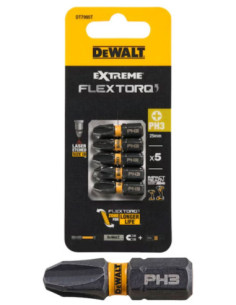 Herramientas varias - Puntas Phillips Ph3 25 mm (x5) - DEWALT - Puntas