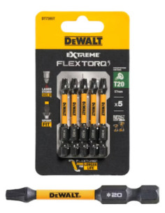 Herramientas varias - Puntas Torx T20 50 mm (x5) - DEWALT - Puntas - T