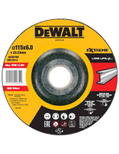 Herramientas varias - Disco Desbaste Cóncavo para Metal 115 x 6 x 22,2