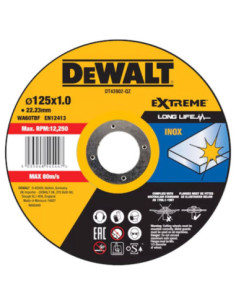 Herramientas varias - Disco Corte Plano Fast Cut para Inox 125 x 1 x 2